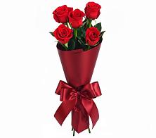 Букет 5 Красных роз Эдлесс Лав в Сингапай