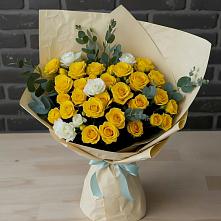 Букет цветов из:  Розы #REPLACE_PRED# Сингапай