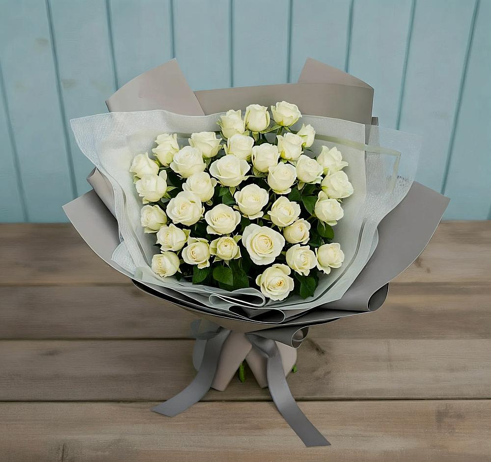 Букет Белоснежная нежность в Сингапай