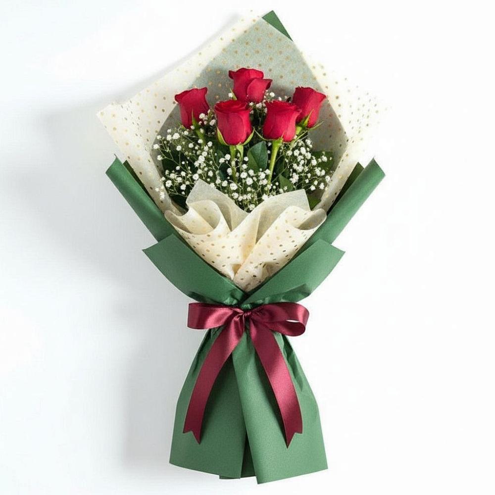 Букет цветов из: Розы в Сингапай