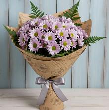 Букет цветов из:  Хризантемы #REPLACE_PRED# Сингапай