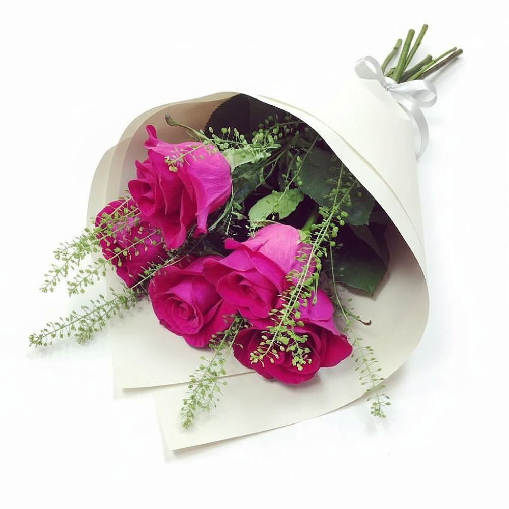 Букет цветов из: Розы в Сингапай