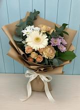 Букет цветов из:  Герберы и Хризантемы в Сингапай