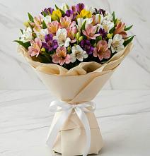 Букет цветов из:  Альстромерии #REPLACE_PRED# Сингапай