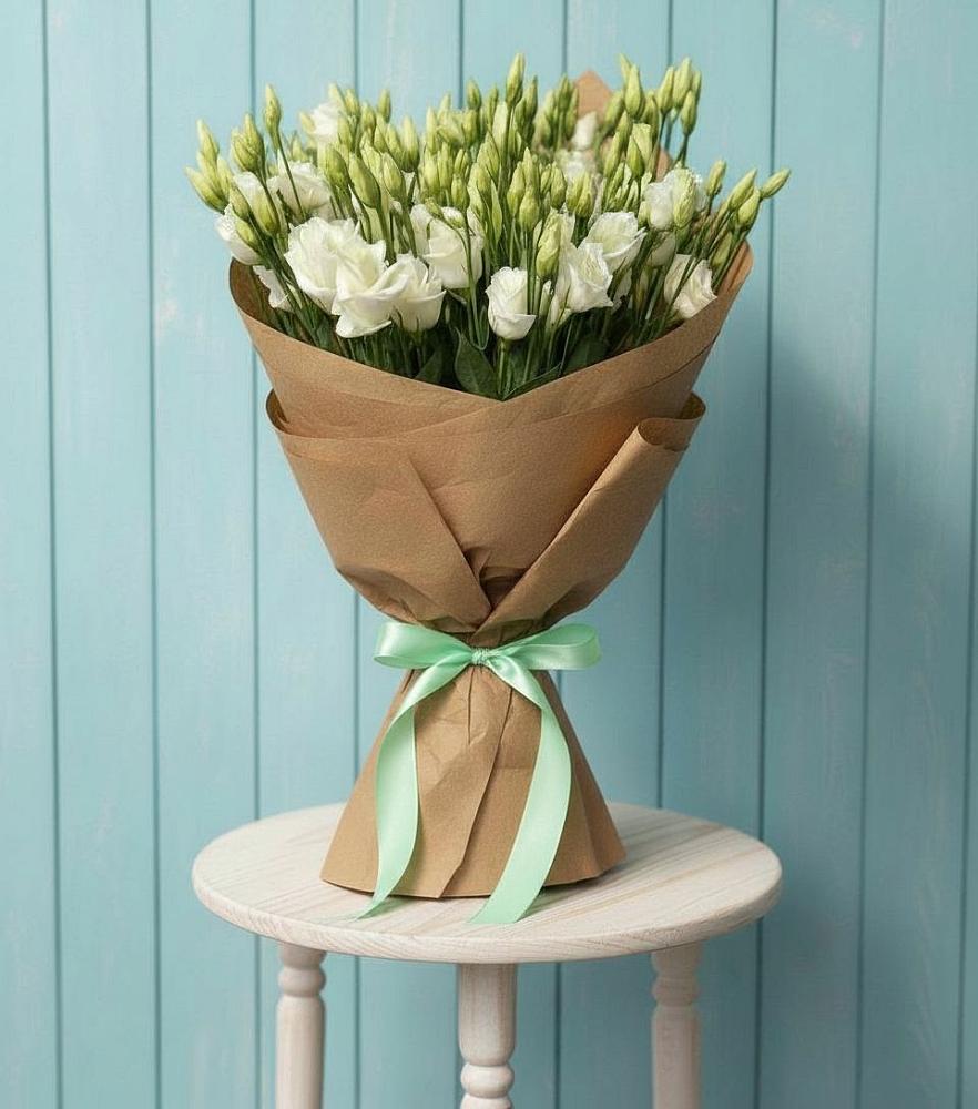 Букет цветов из: Лизиантусы в Сингапай