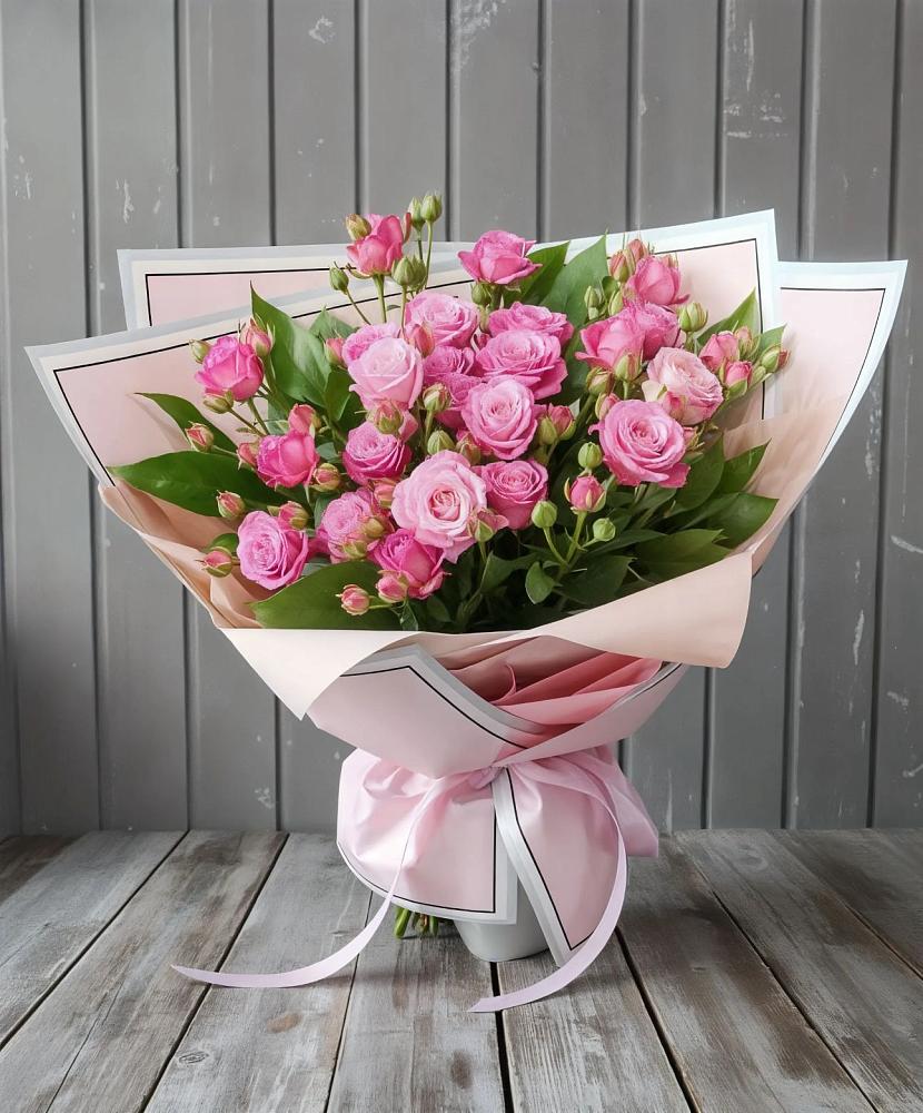 Букет Розовый кустик в Сингапай