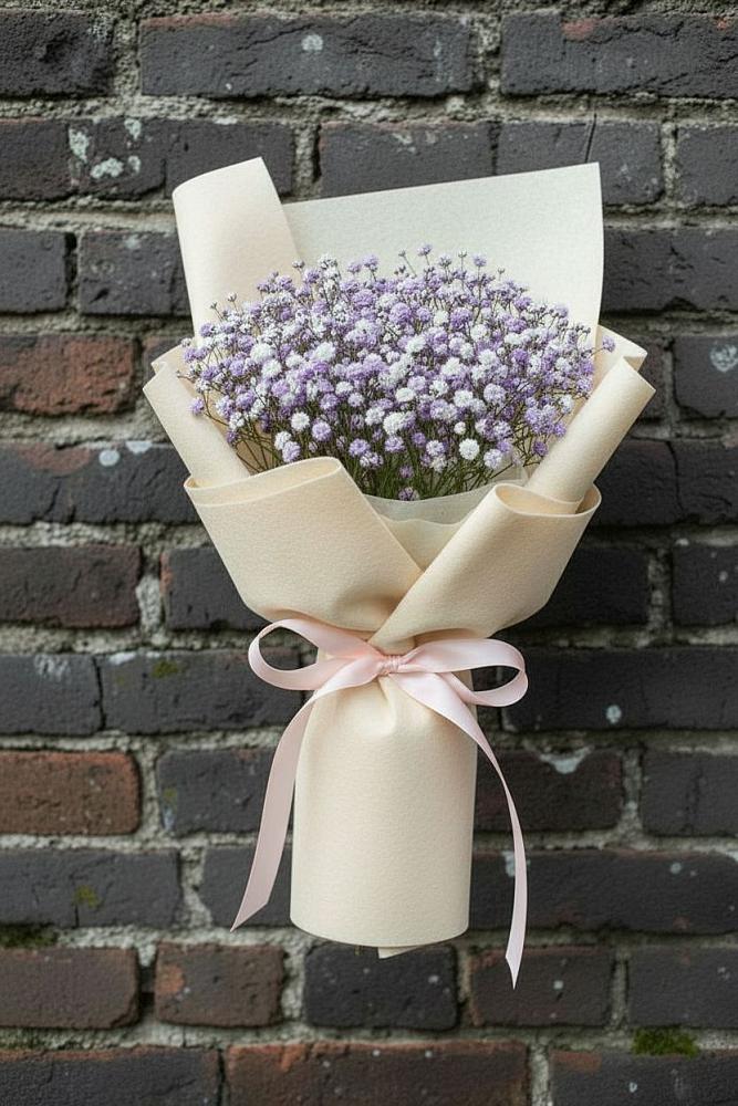 Букет цветов из: Гипсофила в Сингапай