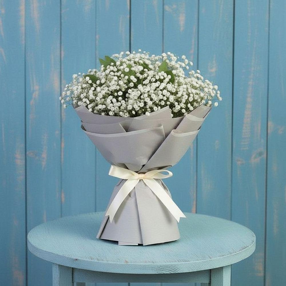 Букет цветов из: Гипсофила в Сингапай