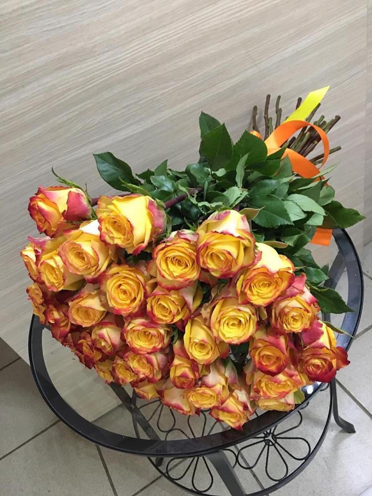 Букет Желтые розы в Сингапай