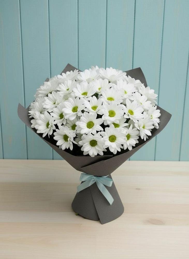 Букет цветов из: Хризантемы в Сингапай