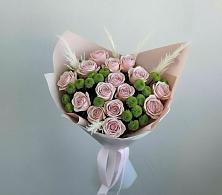 Букет цветов из:  Розы и Хризантемы в Сингапай