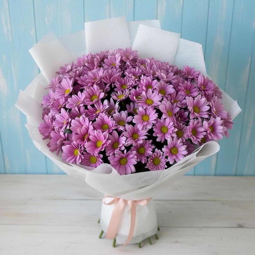 Букет цветов из: Хризантемы в Сингапай