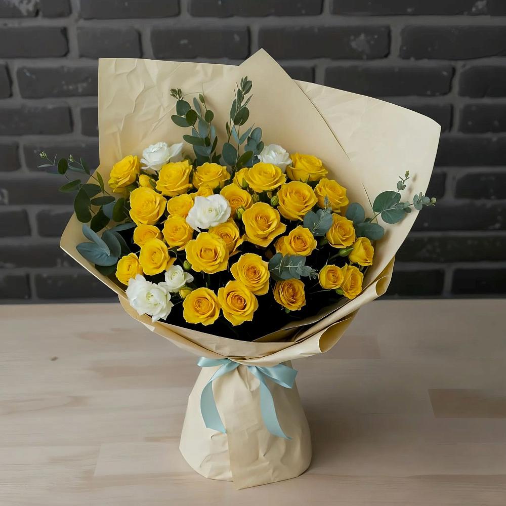 Букет цветов из: Розы в Сингапай