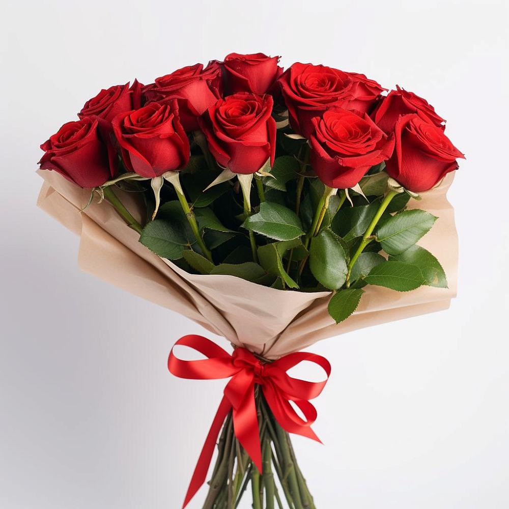 Букет 11 Красных роз Эдлесс Лав в Сингапай
