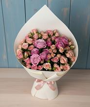 Букет цветов из:  Розы #REPLACE_PRED# Сингапай